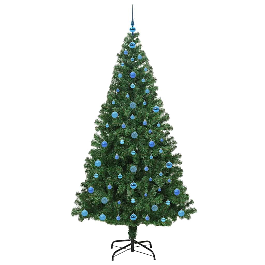 Albero di Natale artificiale con 300 LED Verde 210 cm