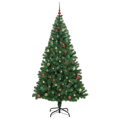 Albero di Natale artificiale con 300 LED Verde 210 cm