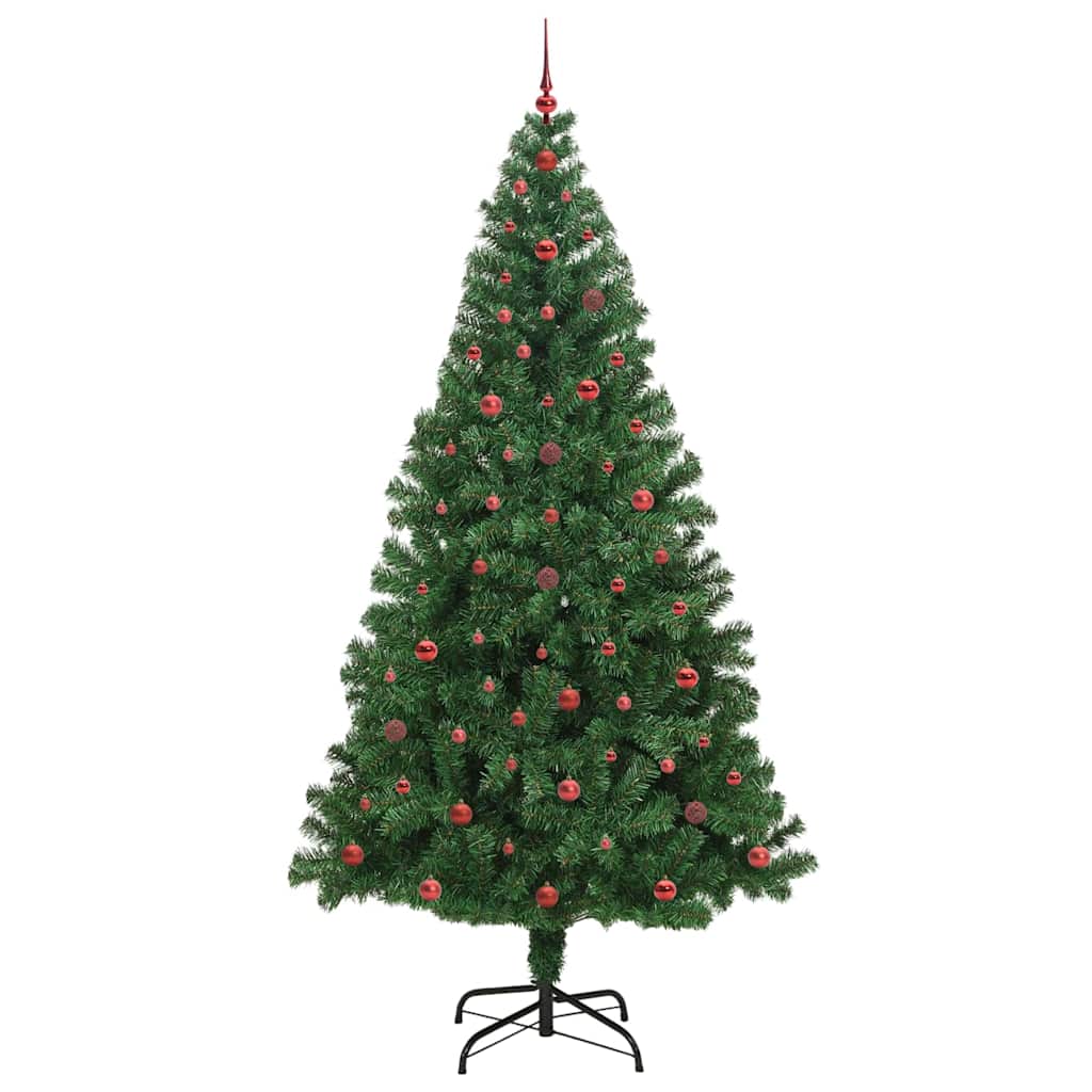 Albero di Natale artificiale con 300 LED Verde 240 cm