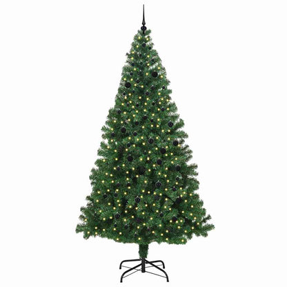 Albero di Natale artificiale con 300 LED Verde 240 cm