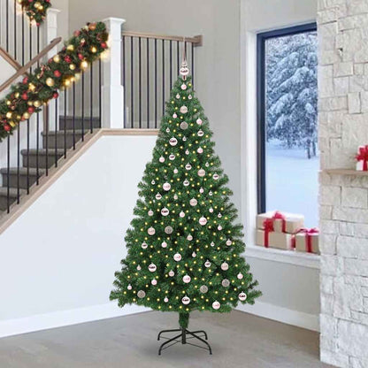 Albero di Natale artificiale con 300 LED Verde 240 cm