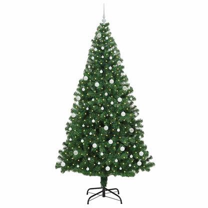 Albero di Natale artificiale con 300 LED Verde 240 cm