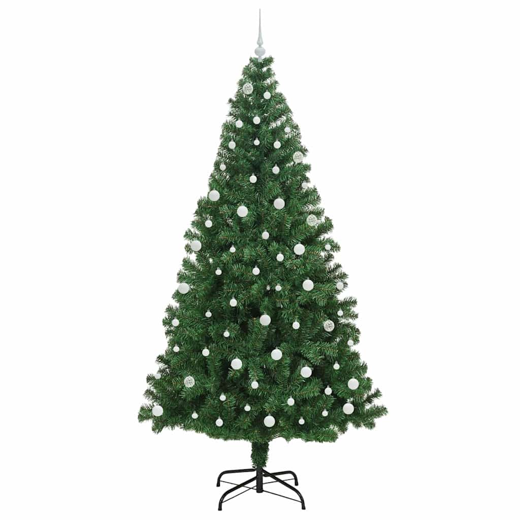 Albero di Natale artificiale con 300 LED Verde 240 cm
