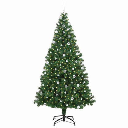 Albero di Natale artificiale con 300 LED Verde 240 cm