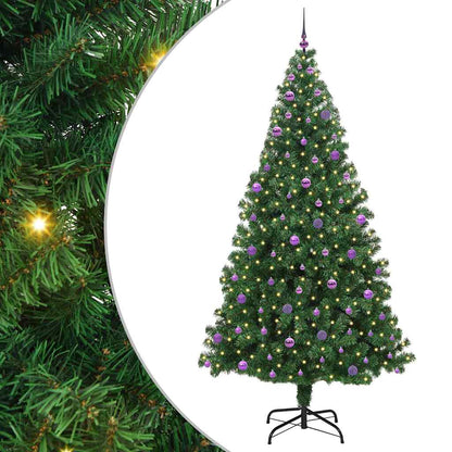Albero di Natale artificiale con 300 LED Verde 240 cm
