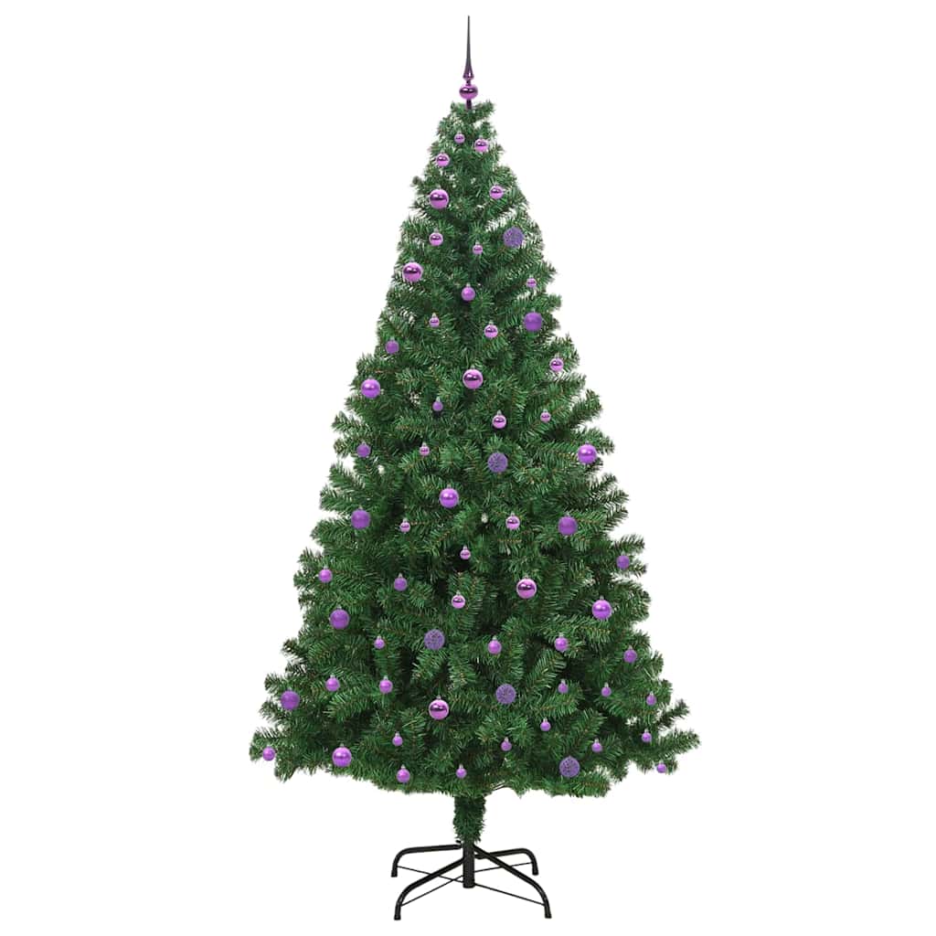 Albero di Natale artificiale con 300 LED Verde 240 cm