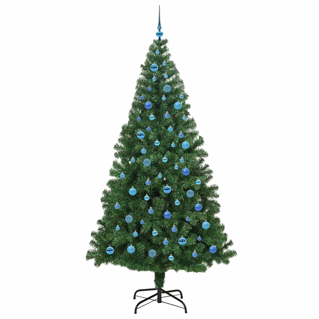 Albero di Natale artificiale con 300 LED Verde 240 cm