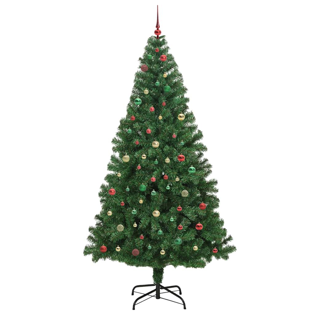 Albero di Natale artificiale con 300 LED Verde 240 cm