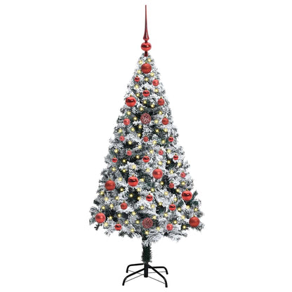 Albero di Natale artificiale con 150 LED Verde 120 cm