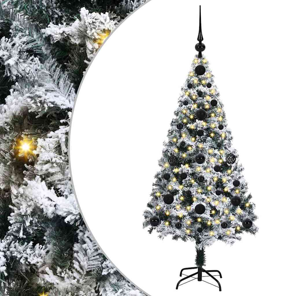 Albero di Natale artificiale con 150 LED Verde 120 cm