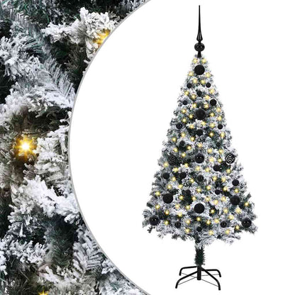 Albero di Natale artificiale con 150 LED Verde 120 cm