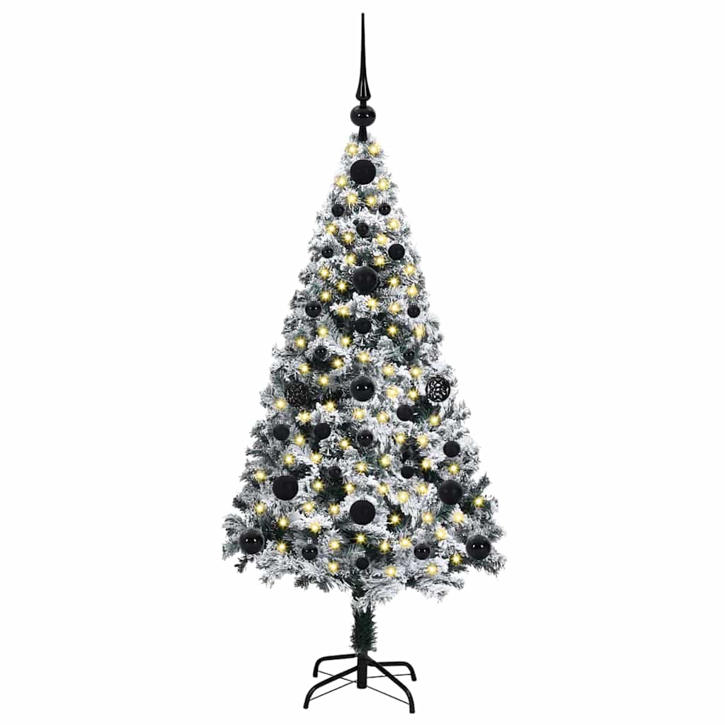 Albero di Natale artificiale con 150 LED Verde 120 cm