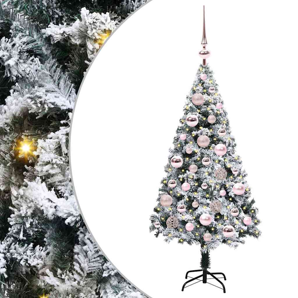 Albero di Natale artificiale con 150 LED Verde 120 cm