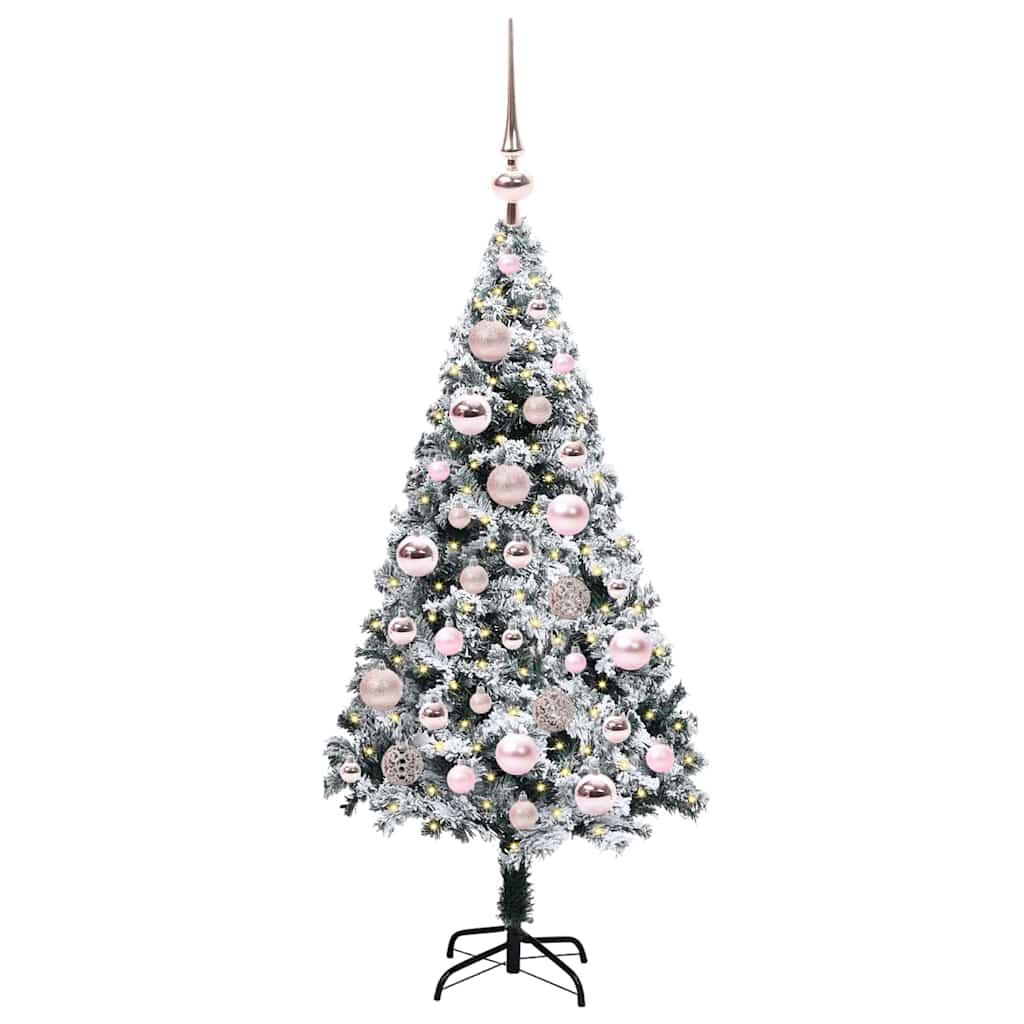 Albero di Natale artificiale con 150 LED Verde 120 cm