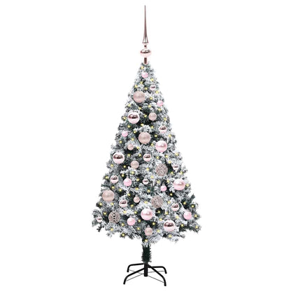Albero di Natale artificiale con 150 LED Verde 120 cm