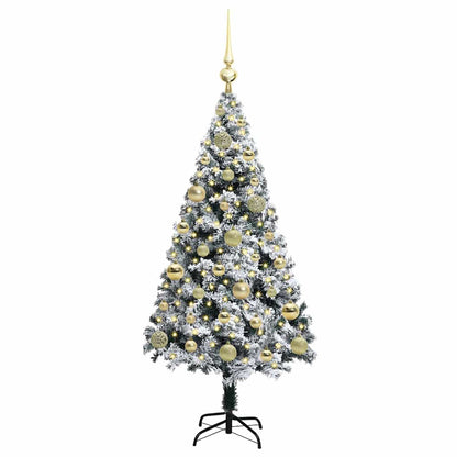Albero di Natale artificiale con 150 LED Verde 120 cm