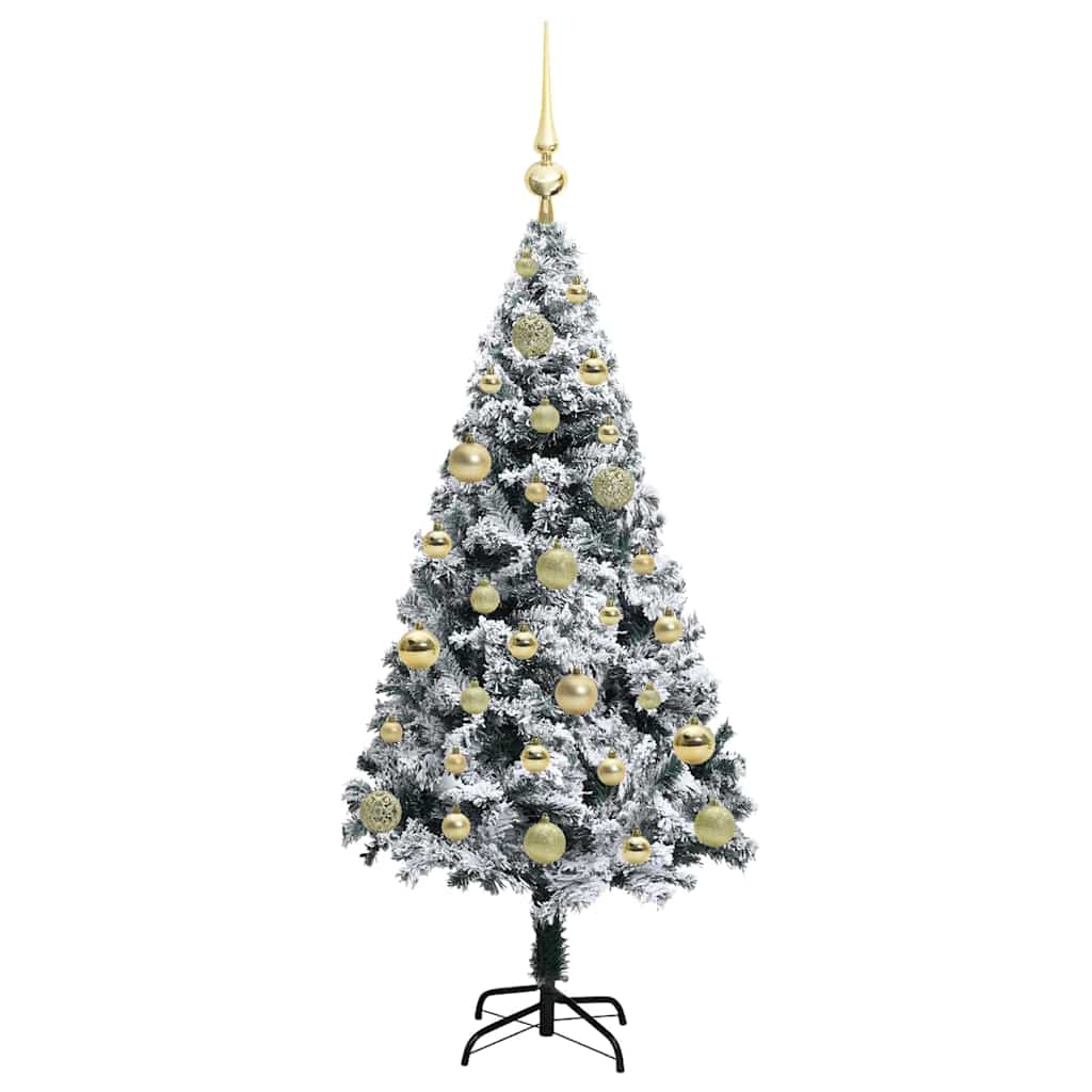Albero di Natale artificiale con 150 LED Verde 120 cm