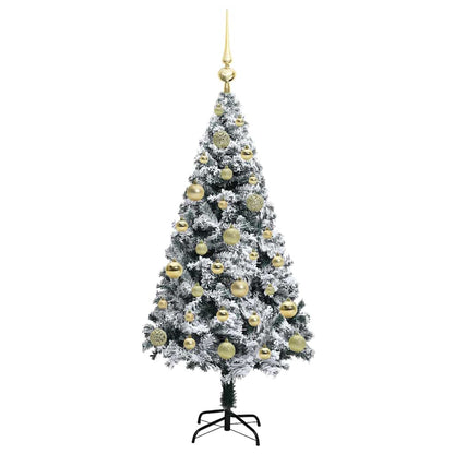 Albero di Natale artificiale con 150 LED Verde 120 cm