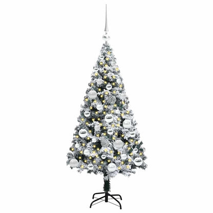 Albero di Natale artificiale con 150 LED Verde 120 cm