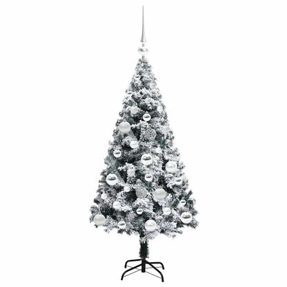 Albero di Natale artificiale con 150 LED Verde 120 cm