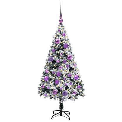 Albero di Natale artificiale con 150 LED Verde 120 cm