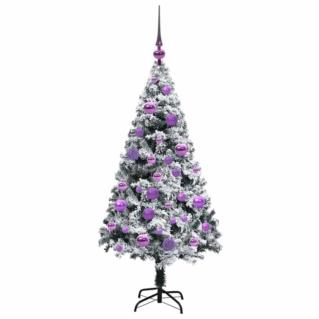 Albero di Natale artificiale con 150 LED Verde 120 cm