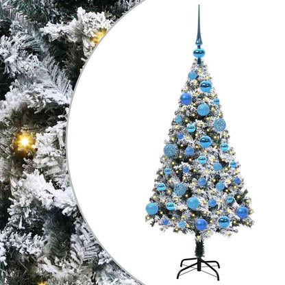 Albero di Natale artificiale con 150 LED Verde 120 cm
