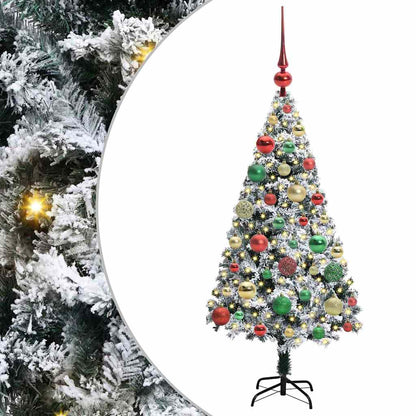 Albero di Natale artificiale con 150 LED Verde 120 cm