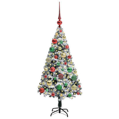 Albero di Natale artificiale con 150 LED Verde 120 cm