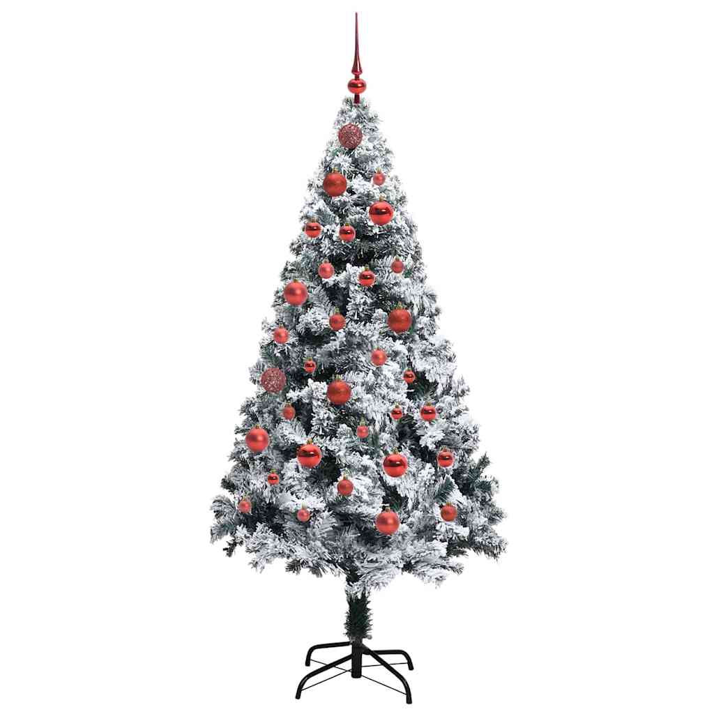Albero di Natale artificiale con 150 LED Verde 150 cm