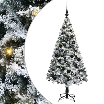 Albero di Natale artificiale con 150 LED Verde 150 cm