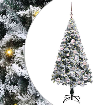 Albero di Natale artificiale con 150 LED Verde 150 cm