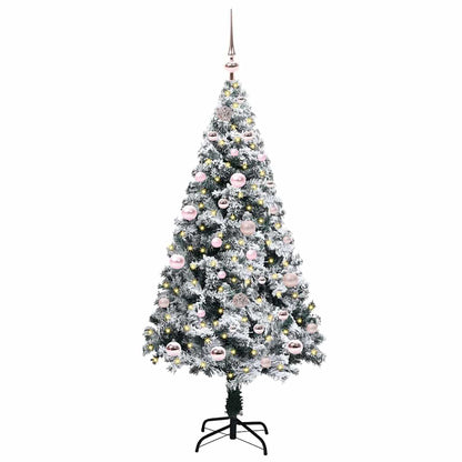 Albero di Natale artificiale con 150 LED Verde 150 cm
