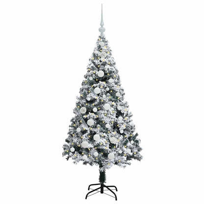 Albero di Natale artificiale con 150 LED Verde 150 cm