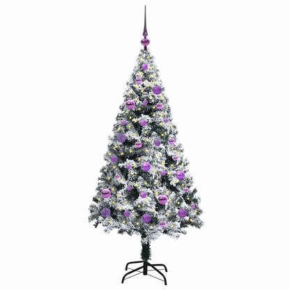 Albero di Natale artificiale con 150 LED Verde 150 cm