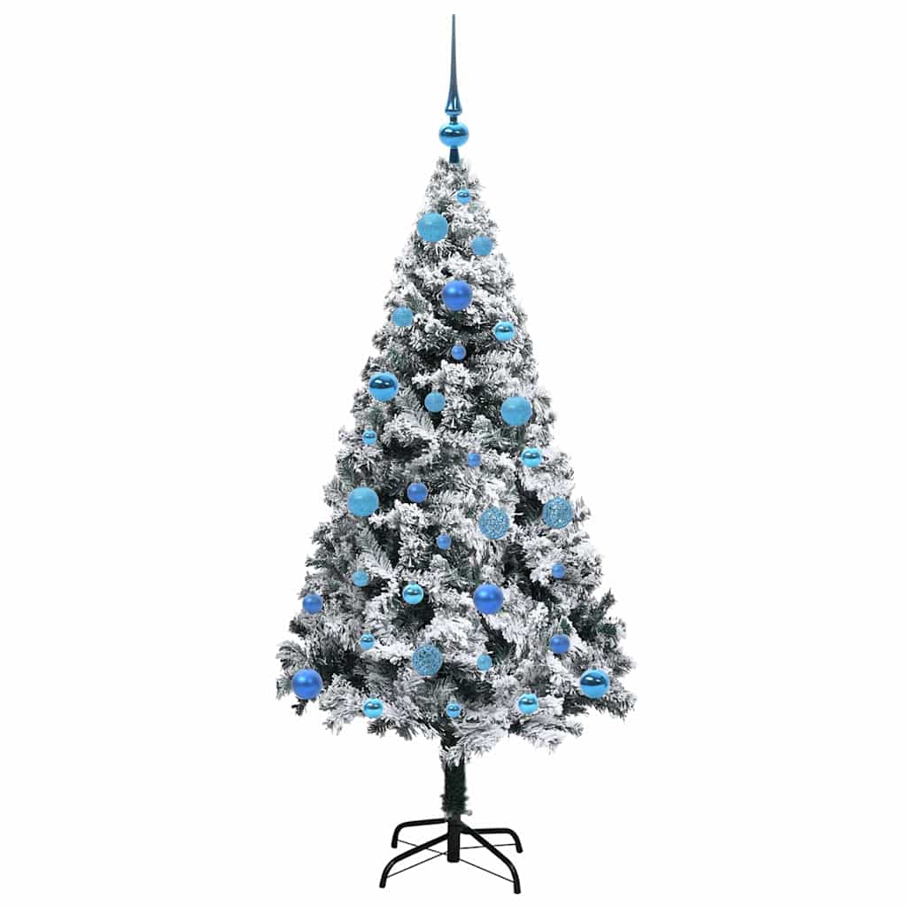 Albero di Natale artificiale con 150 LED Verde 150 cm
