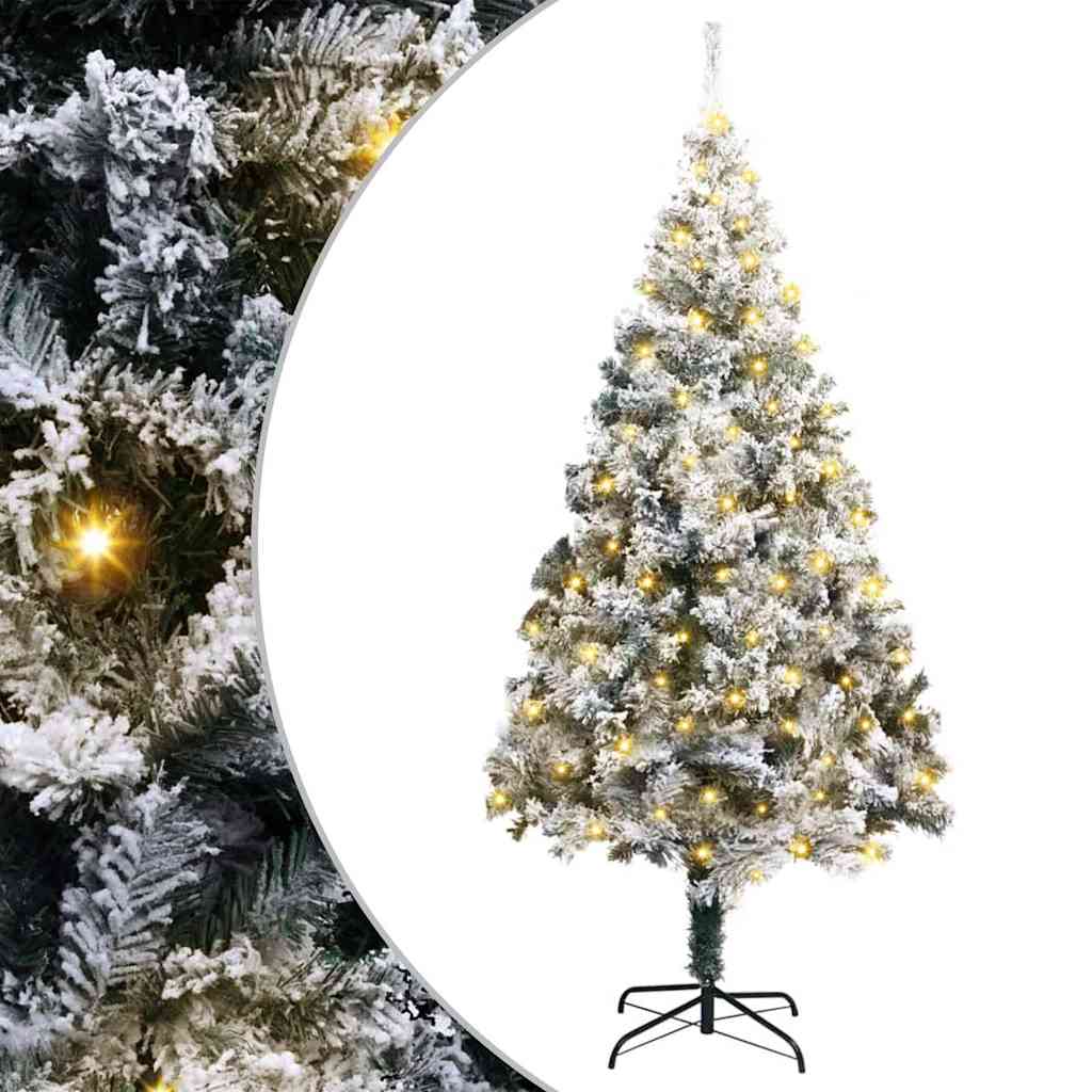 Albero di Natale artificiale con 300 LED Verde 180 cm