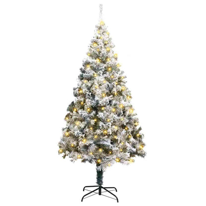 Albero di Natale artificiale con 300 LED Verde 180 cm