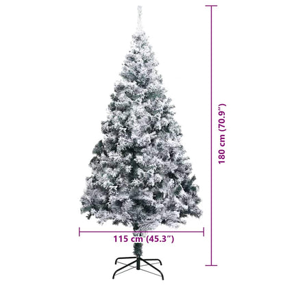 Albero di Natale artificiale con 300 LED Verde 180 cm