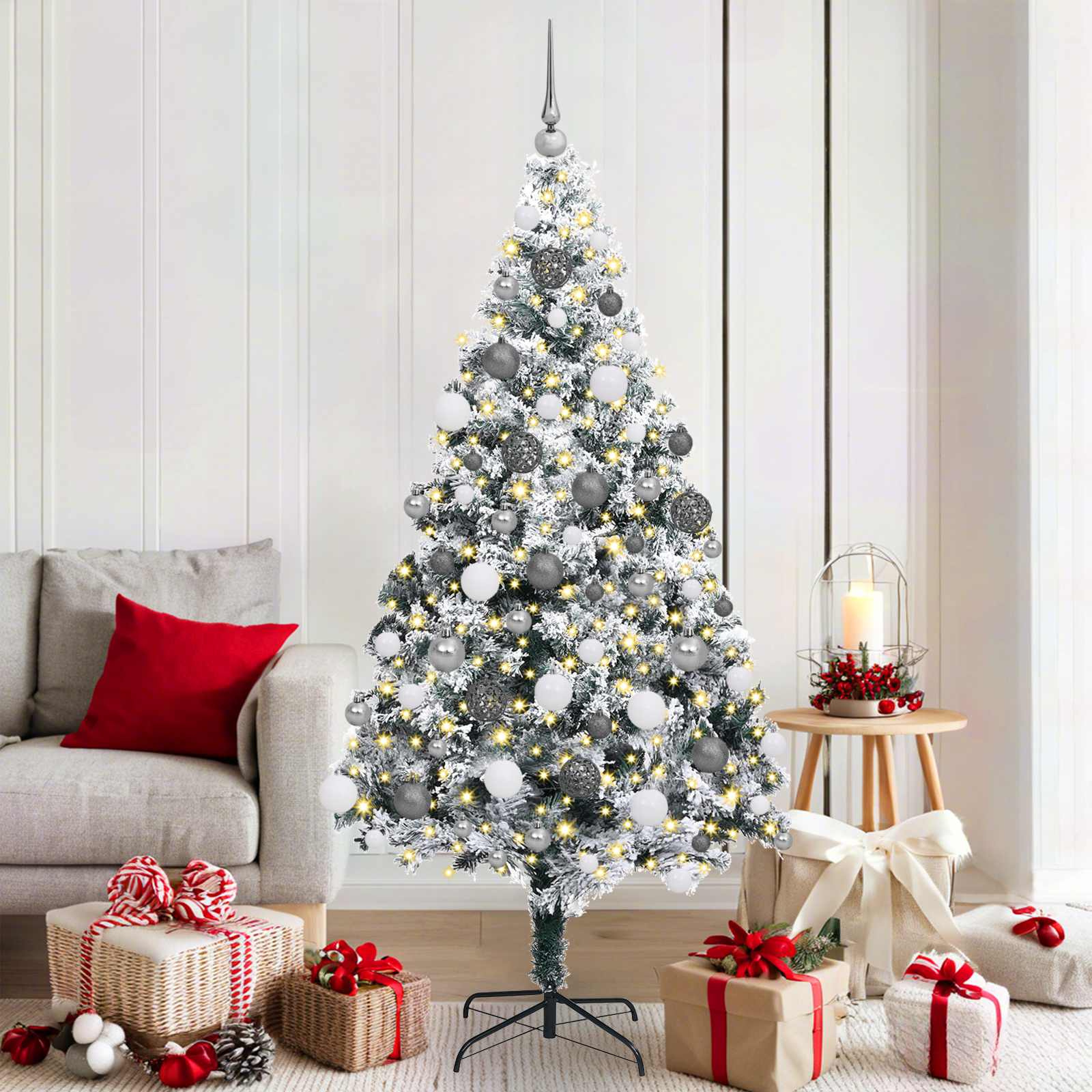 Albero di Natale artificiale Bianco 180 cm | homemem39