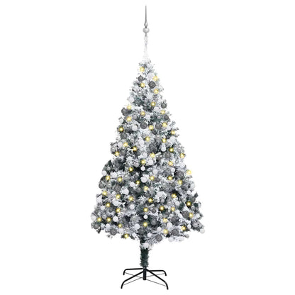 Albero di Natale artificiale con 300 LED Verde 180 cm