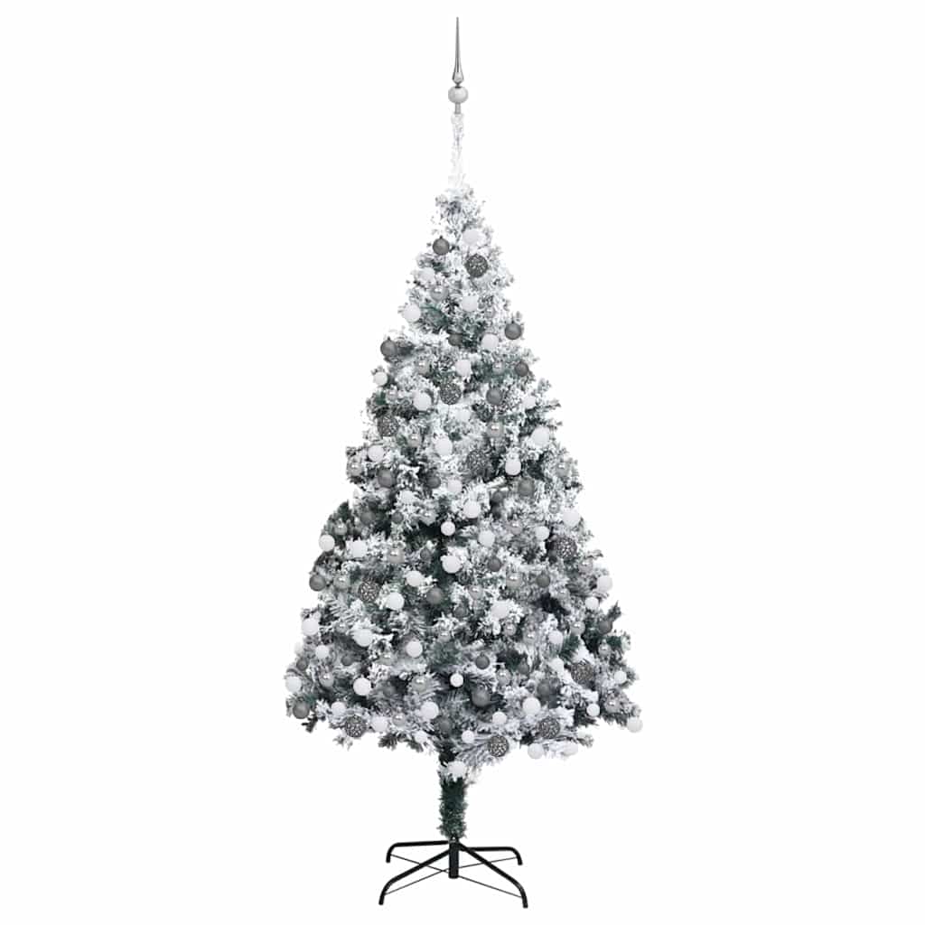 Albero di Natale artificiale con 300 LED Verde 180 cm