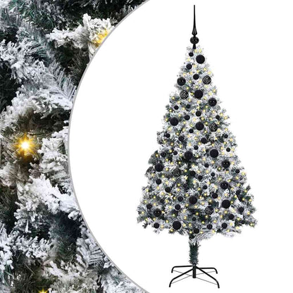 Albero di Natale artificiale con 300 LED Verde 180 cm