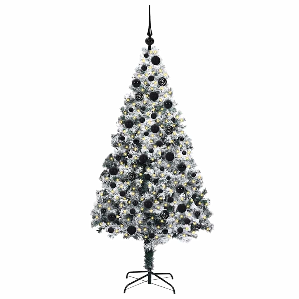 Albero di Natale artificiale con 300 LED Verde 180 cm