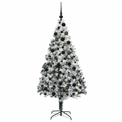 Albero di Natale artificiale con 300 LED Verde 180 cm
