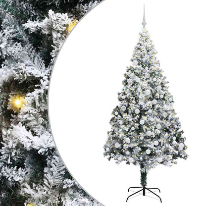 Albero di Natale artificiale con 300 LED Verde 180 cm