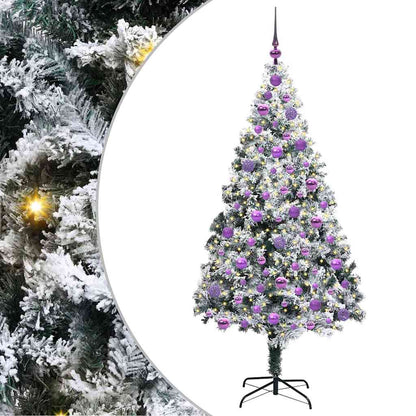 Albero di Natale artificiale con 300 LED Verde 180 cm