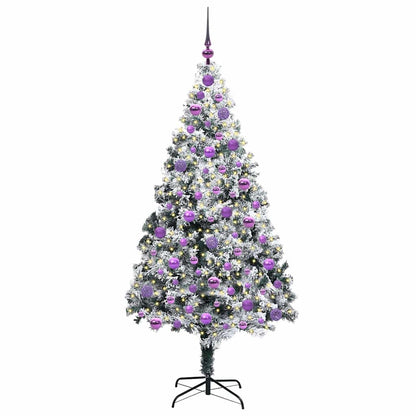Albero di Natale artificiale con 300 LED Verde 180 cm