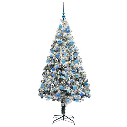 Albero di Natale artificiale con 300 LED Verde 180 cm