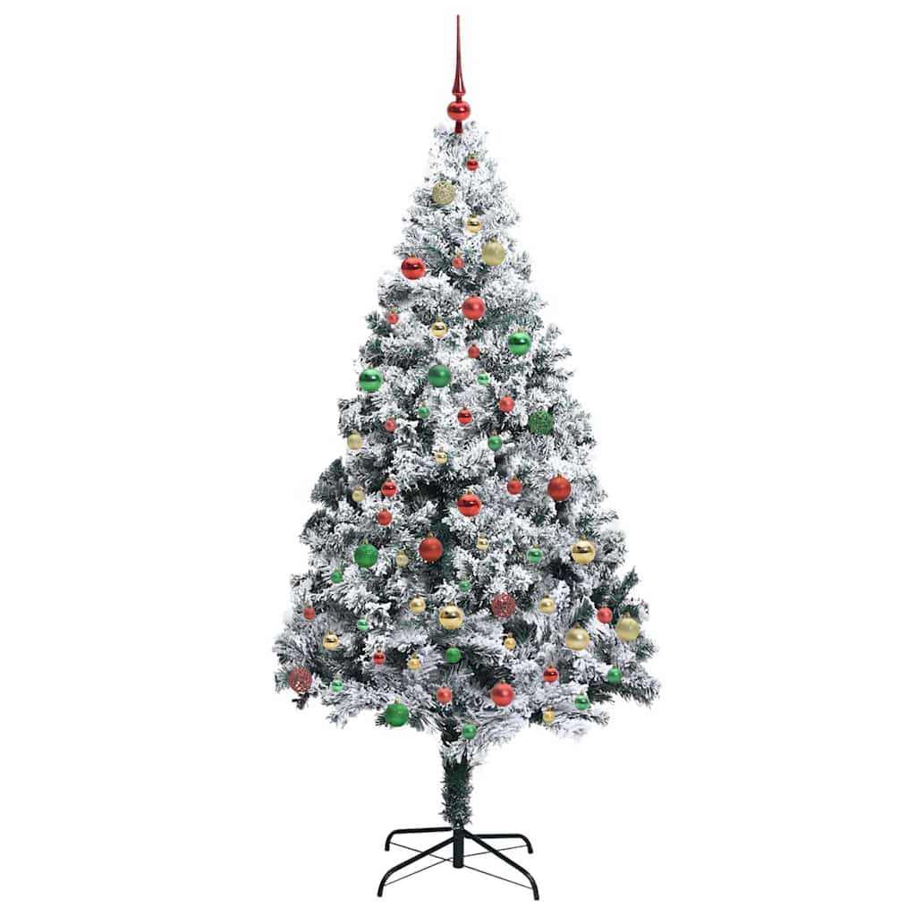 Albero di Natale artificiale con 300 LED Verde 180 cm